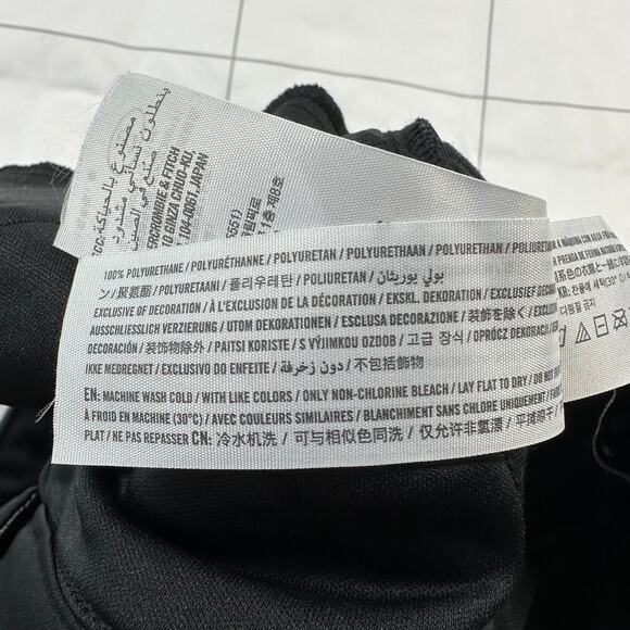 Abercrombie & Fitch Pants Womens 27 Black Curve Love Faux Leather Vegan Straight - Picture 5 of 11